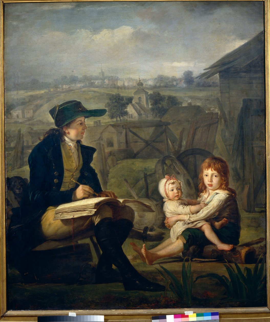 Werther dessine des enfants, illüstrasyon du roman "Genç Werther