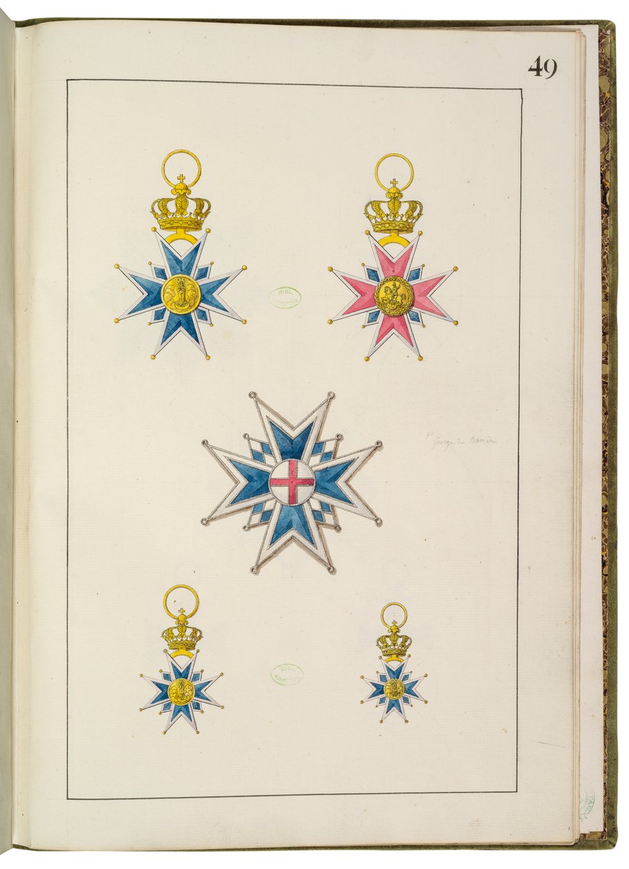 Fransız ve yabancı siparişlerin Özetinden Sayfa by Martin Guillaume Biennais