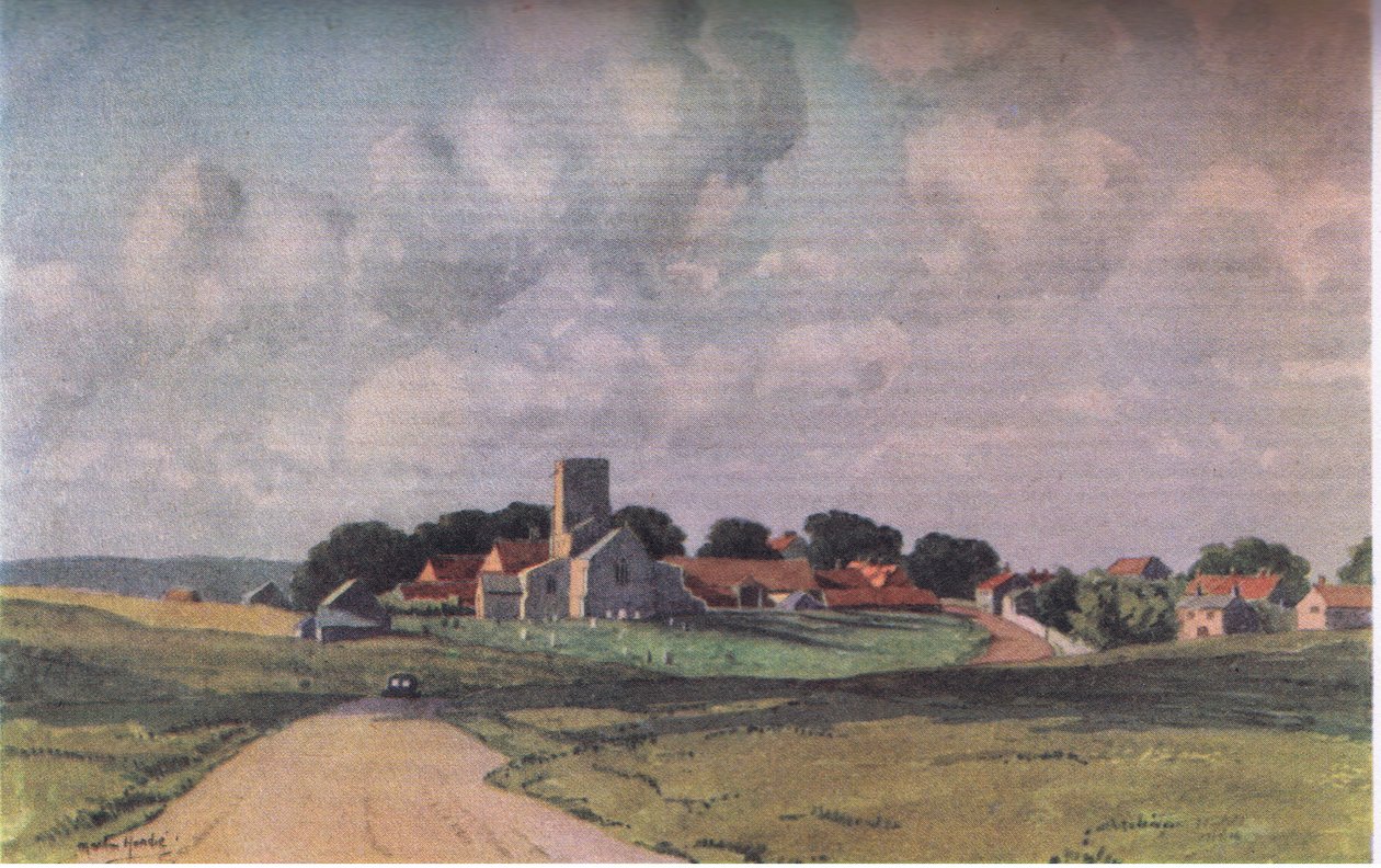 Morstan: Bir Norfolk köyü (renkli üyeler) by Martin Hardie