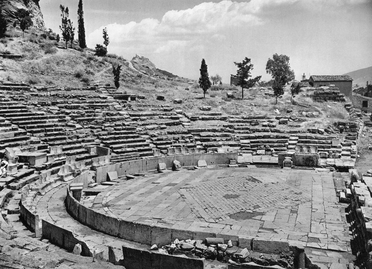 Dionysos Tiyatrosu, Atina, 1937 by Martin Hurlimann