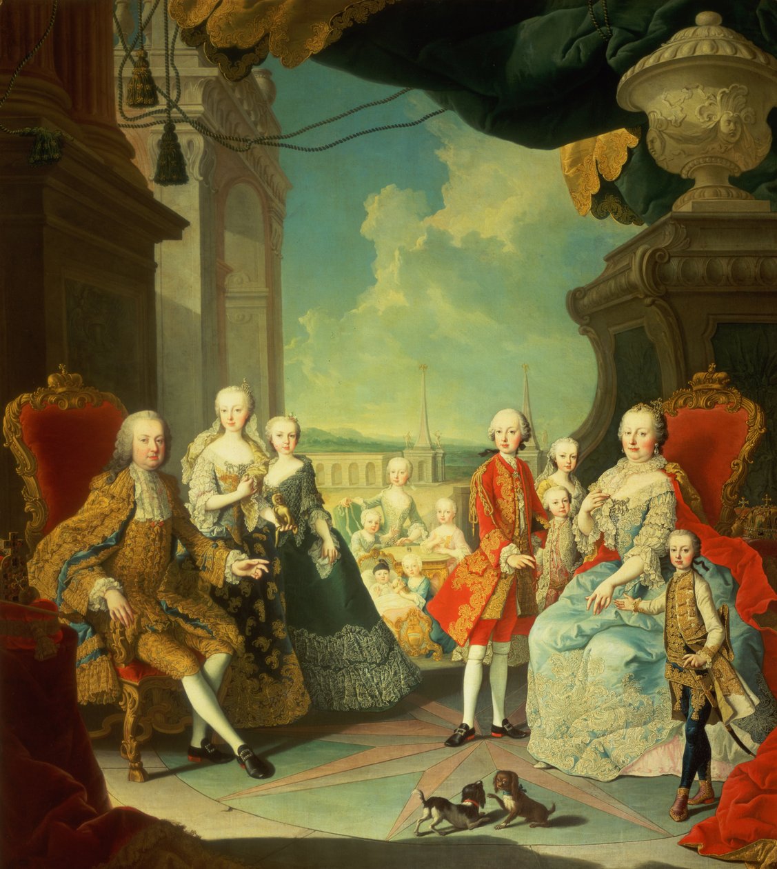 Maria Theresa ve Kocası, Schloss Schonbrunn