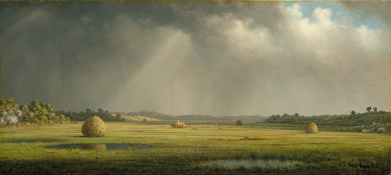 Newburyport Meadows, c.1876–81 (tuval üzerine yağlı boya) by Martin Johnson Heade