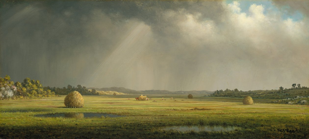 Newburyport Meadows, yaklaşık 1876-81. by Martin Johnson Heade