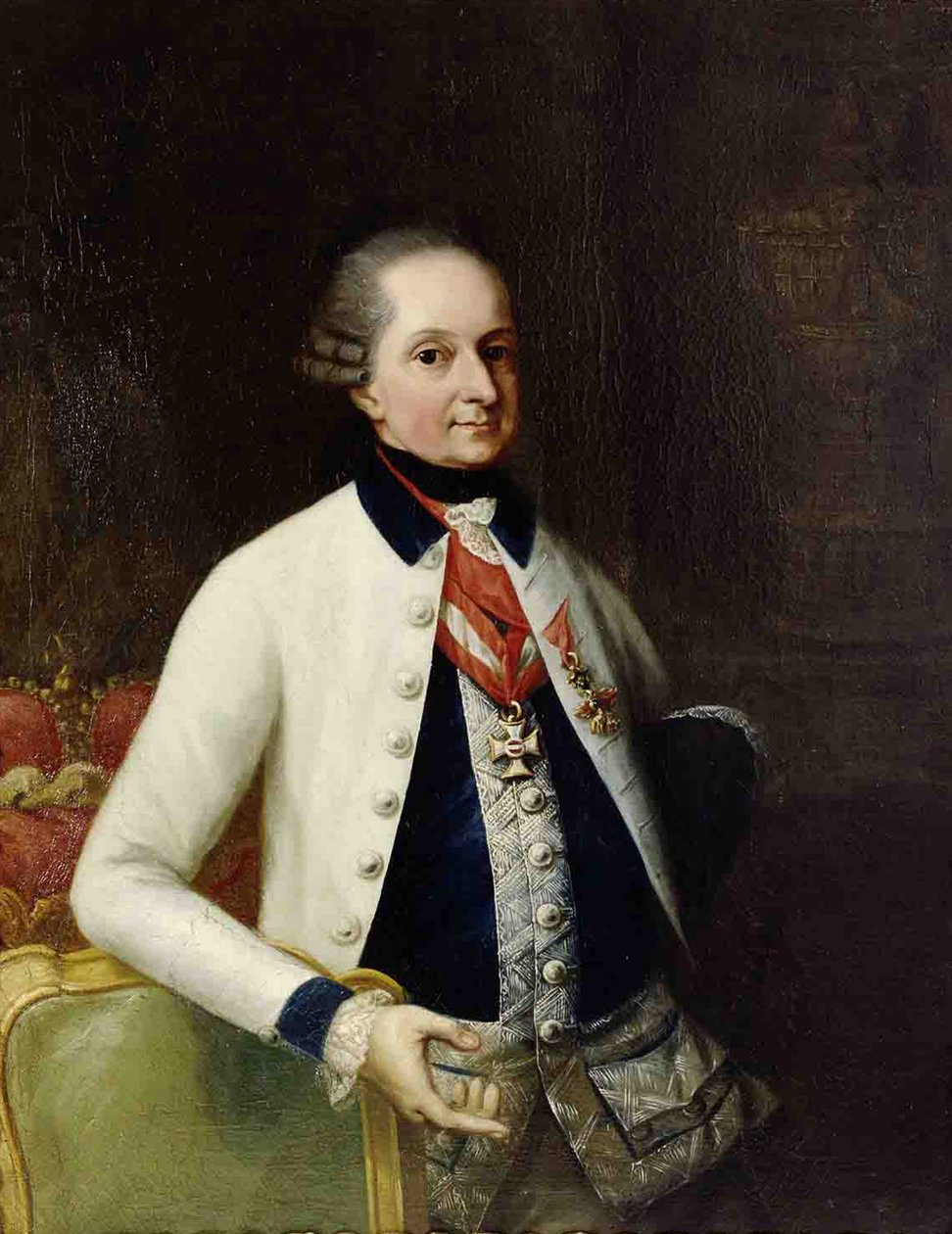 Nikolaus I, Prens Esterházy 1714-1790, Macar Piyade Alayı No. 33'ün üniformasıyla by Martin Knoller