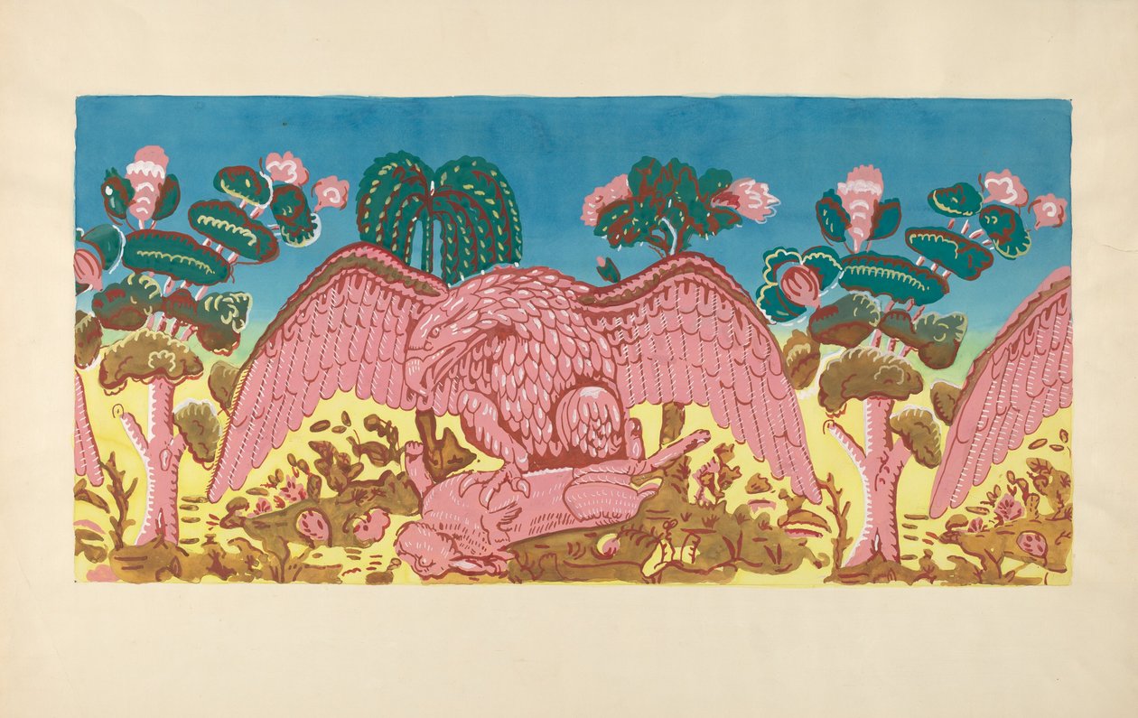 Bandbox Tasarım Kartal ve Tavşan, c. 1936. by Martin Partyka