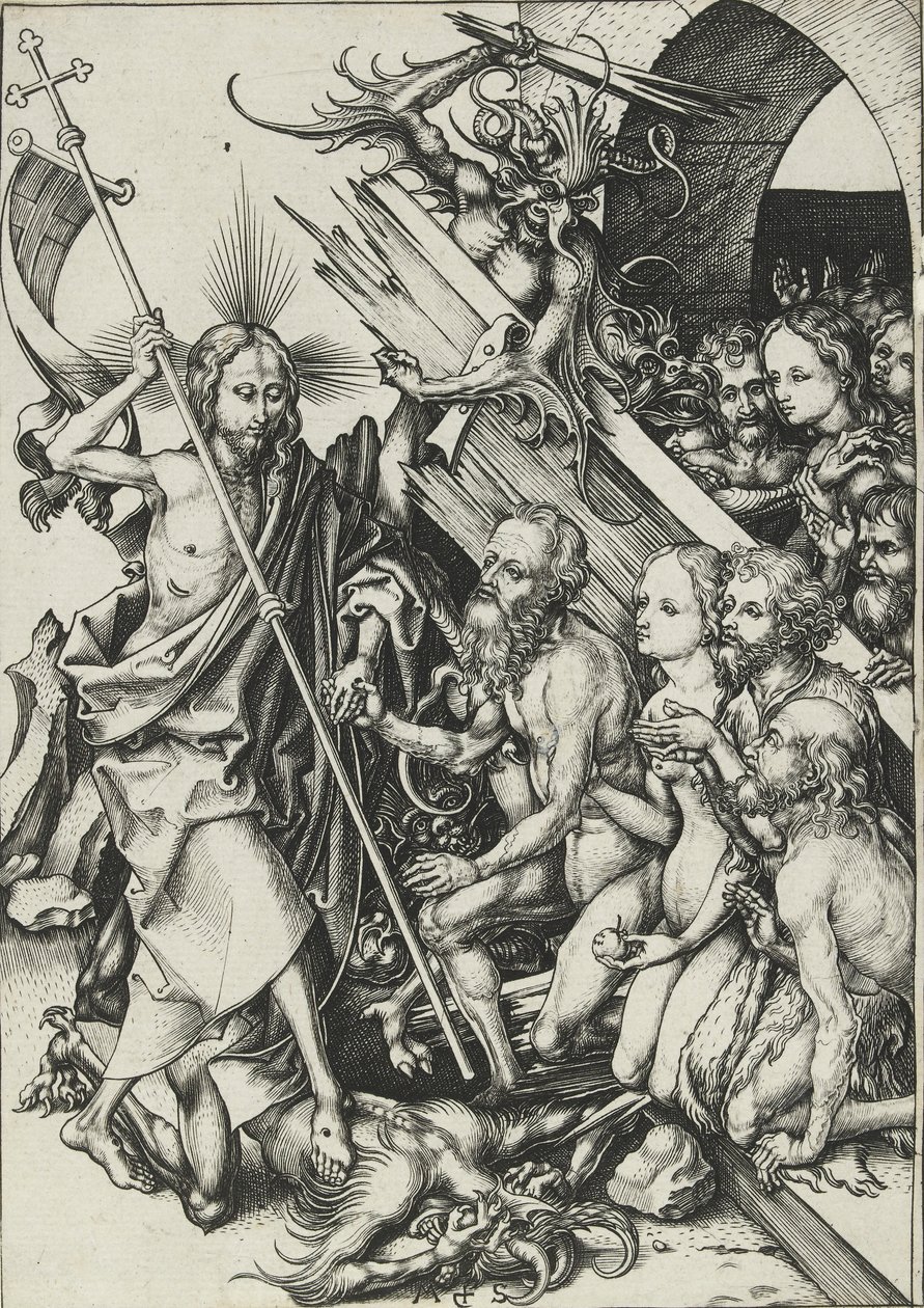Arafta İsa, 15. yüzyılın sonlarında by Martin Schongauer