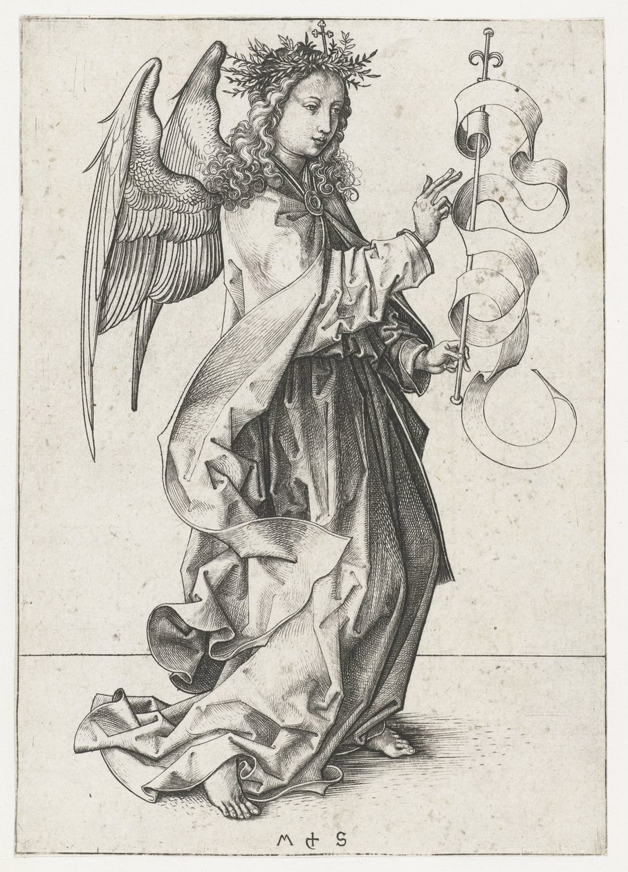 Melek Cebrail Duyuru (dizi başlığı) by Martin Schongauer
