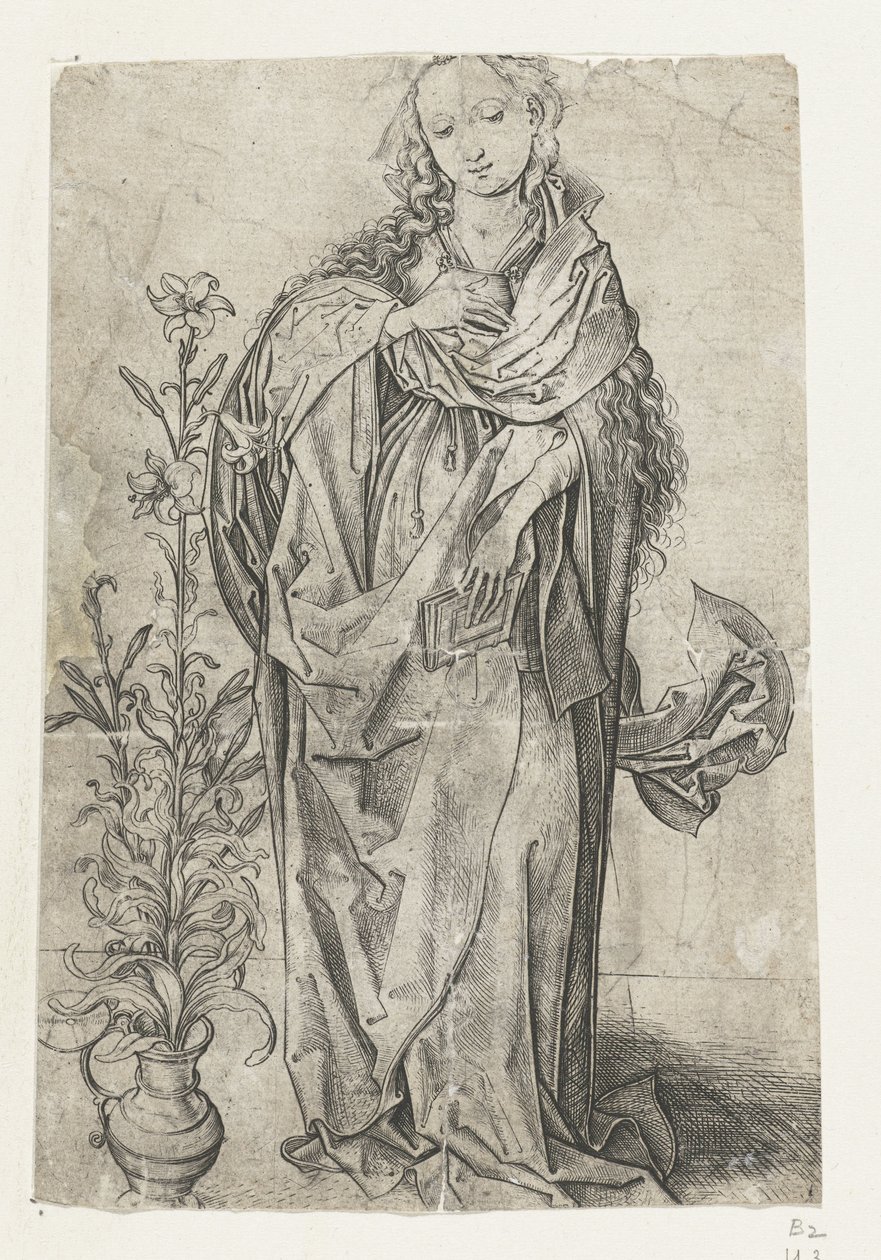 Bakire Mary Duyuru (dizi başlığı) by Martin Schongauer