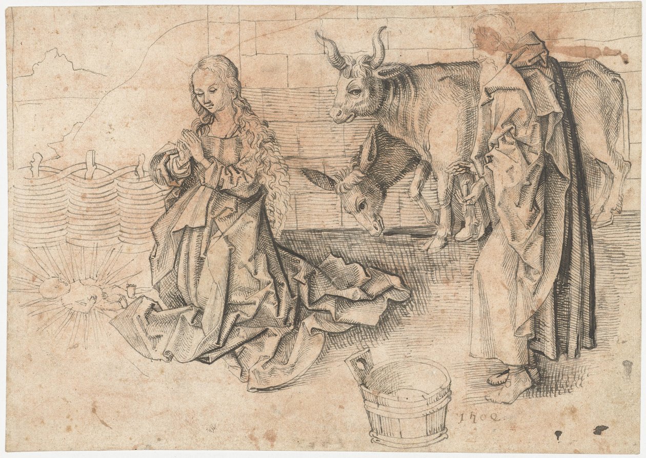 İsa'nın Doğumu by Martin Schongauer