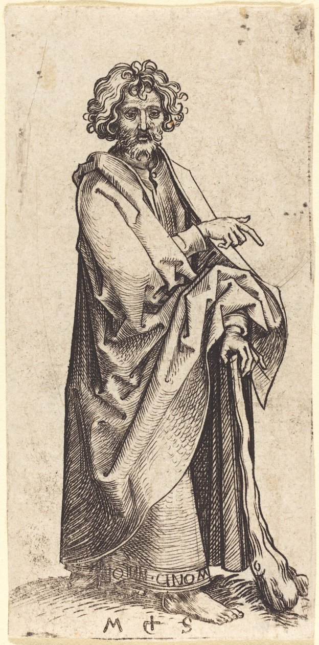 Aziz Judas Thaddeus by Martin Schongauer