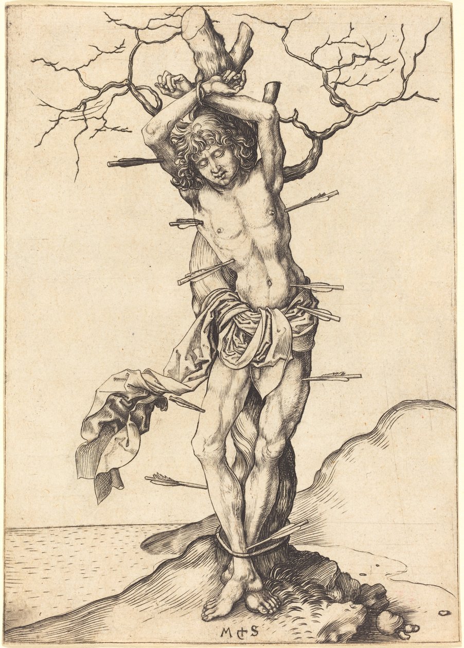 Aziz Sebastian by Martin Schongauer