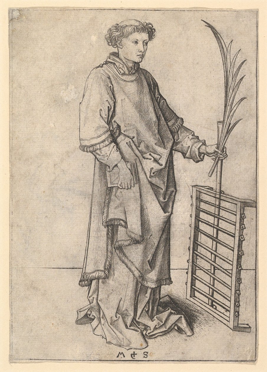 Lawrence, yak. 1435-1491. by Martin Schongauer