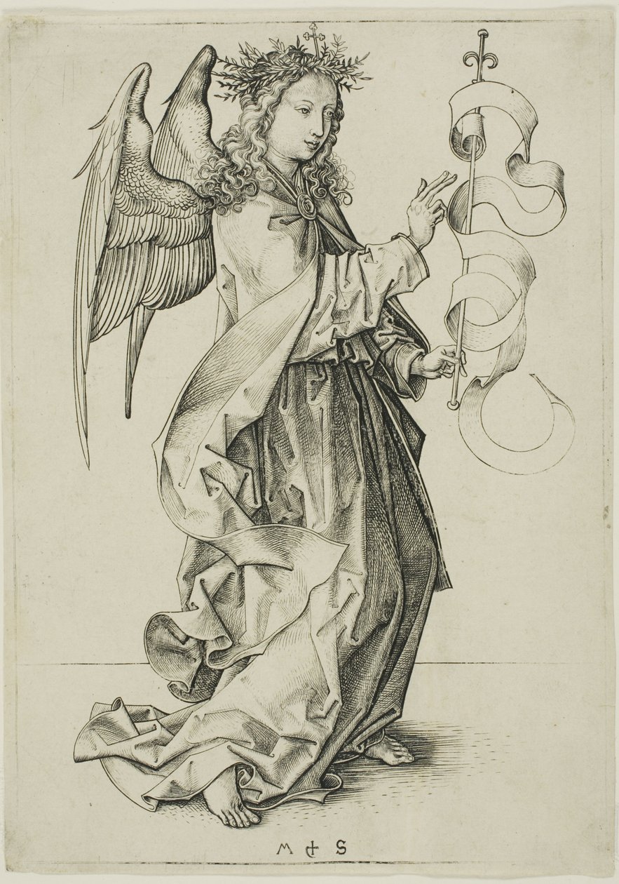 Müjde Meleği by Martin Schongauer