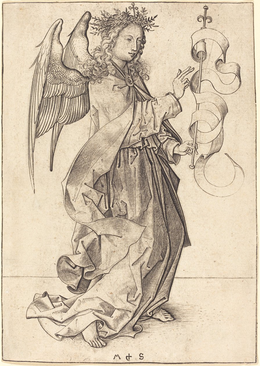 Başmelek Cebrail by Martin Schongauer