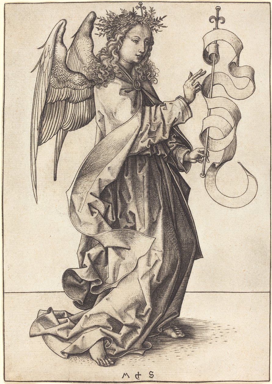 Başmelek Cebrail by Martin Schongauer