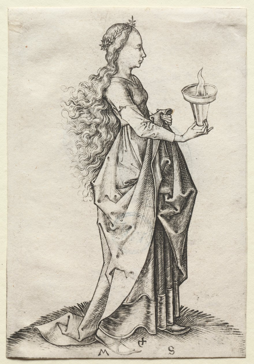 Beşinci Bilge Bakire by Martin Schongauer