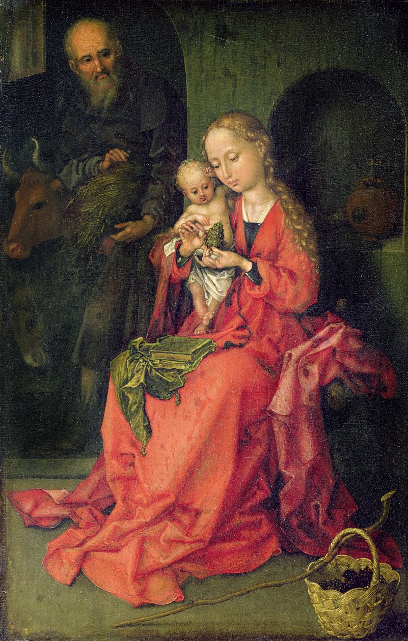 Kutsal Aile, c.1480-90 by Martin Schongauer