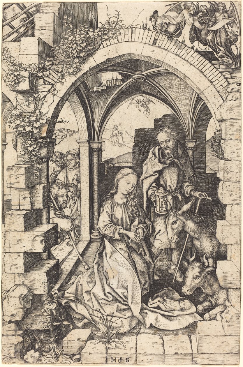 Doğuş by Martin Schongauer