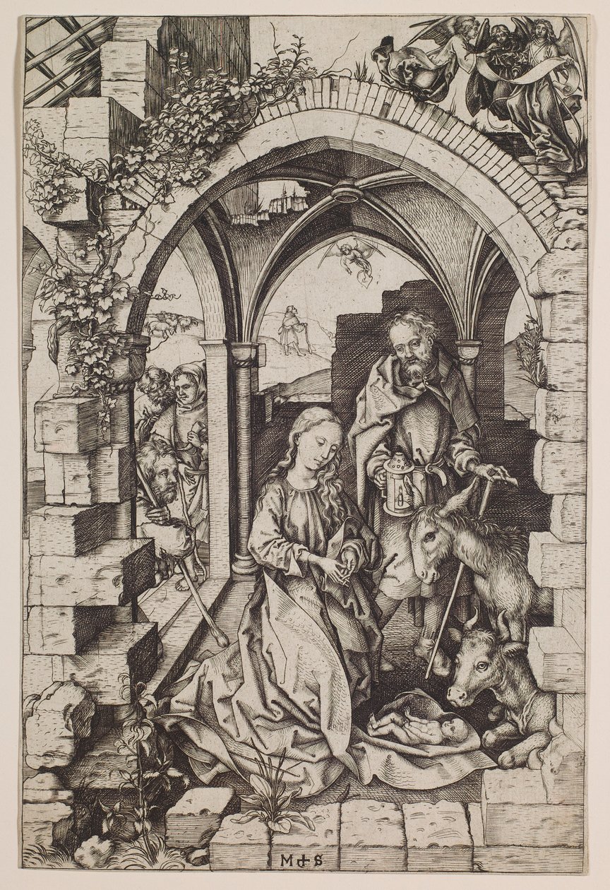 Doğuş by Martin Schongauer