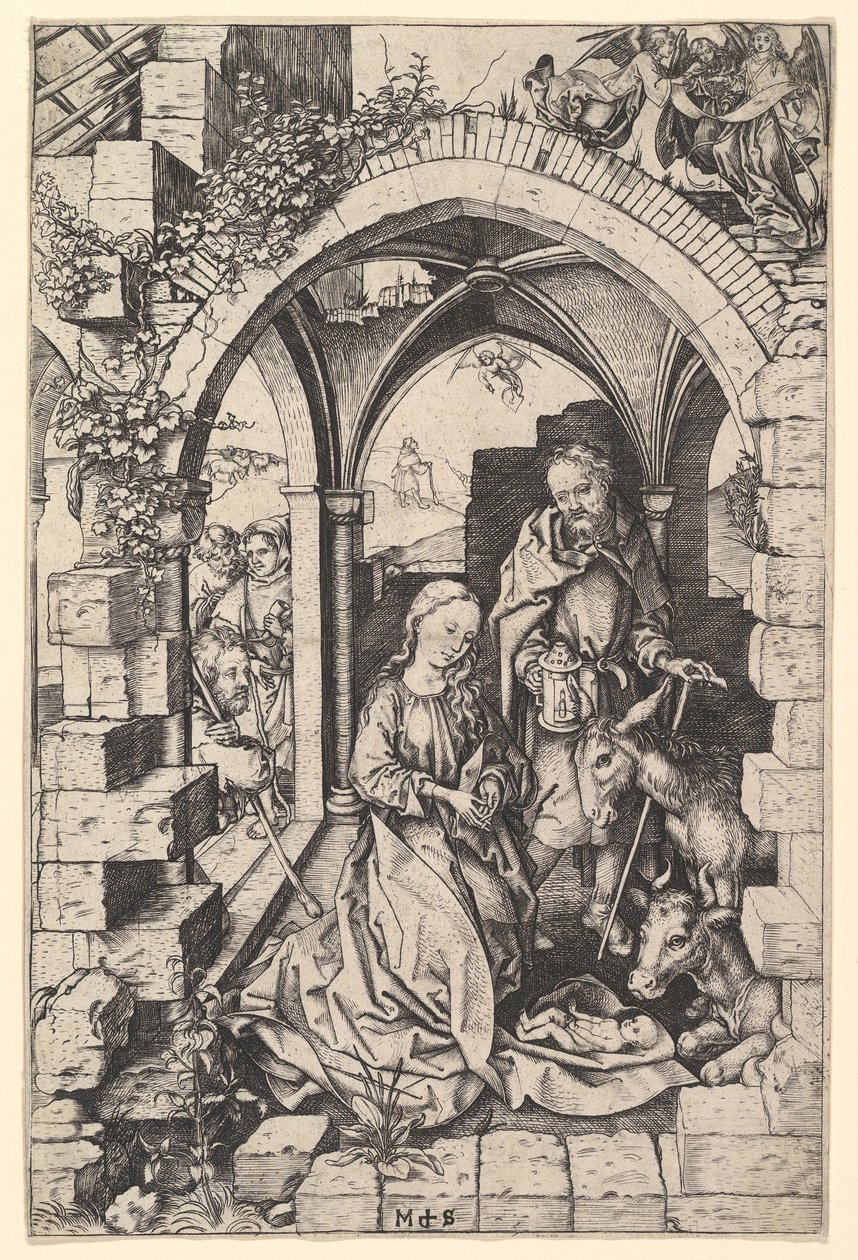 Doğuş, ca. 1435-1491. by Martin Schongauer
