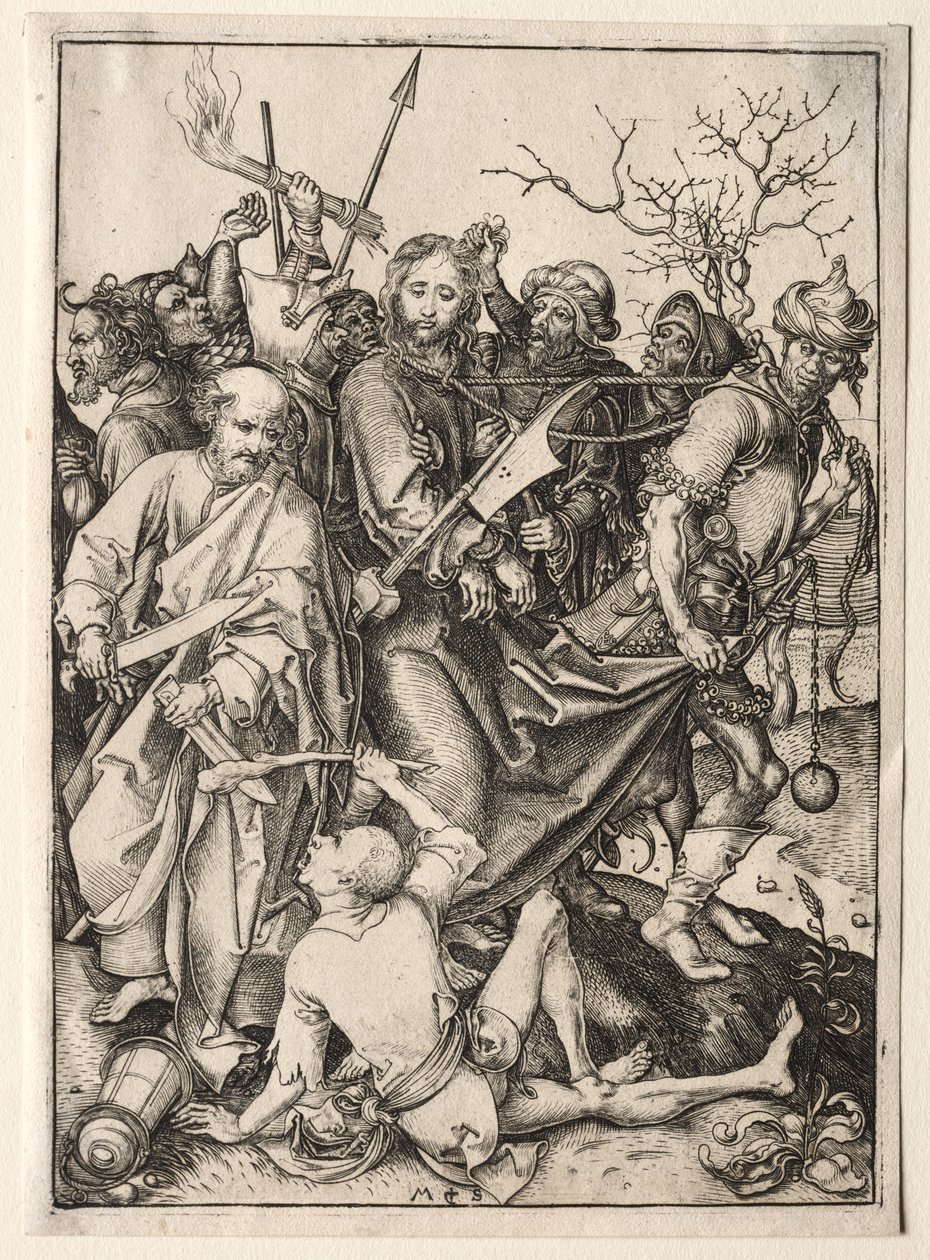 Tutku: Tutsak Alınan İsa by Martin Schongauer