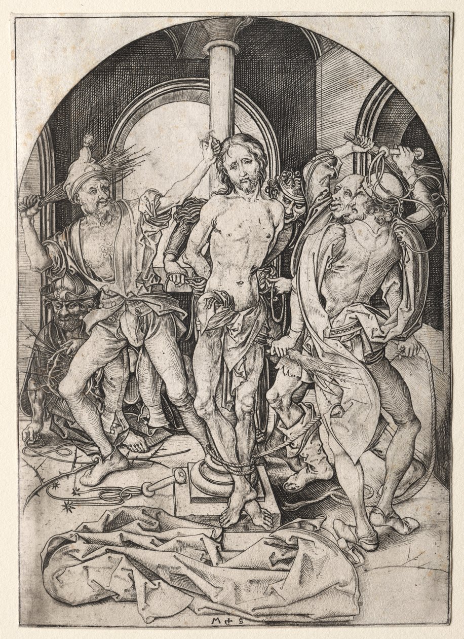 Tutku: Kırbaçlanma by Martin Schongauer