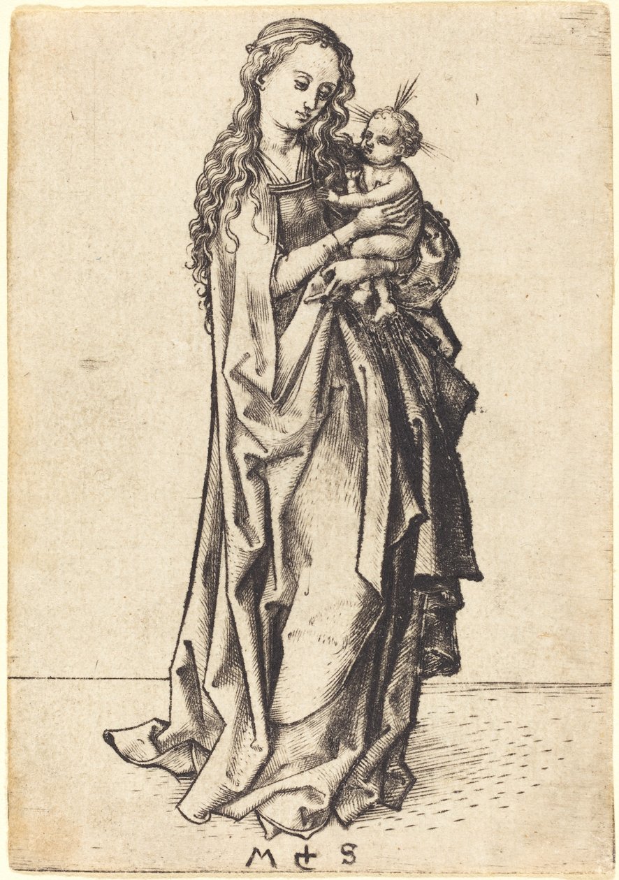 Küçük Madonna ve Çocuk by Martin Schongauer