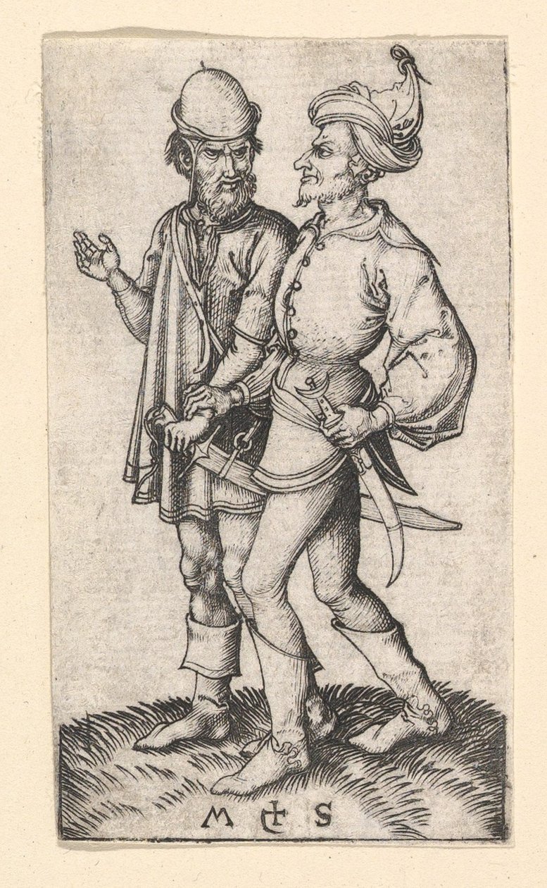 İki Türk, M.Ö. 1435-1491. by Martin Schongauer
