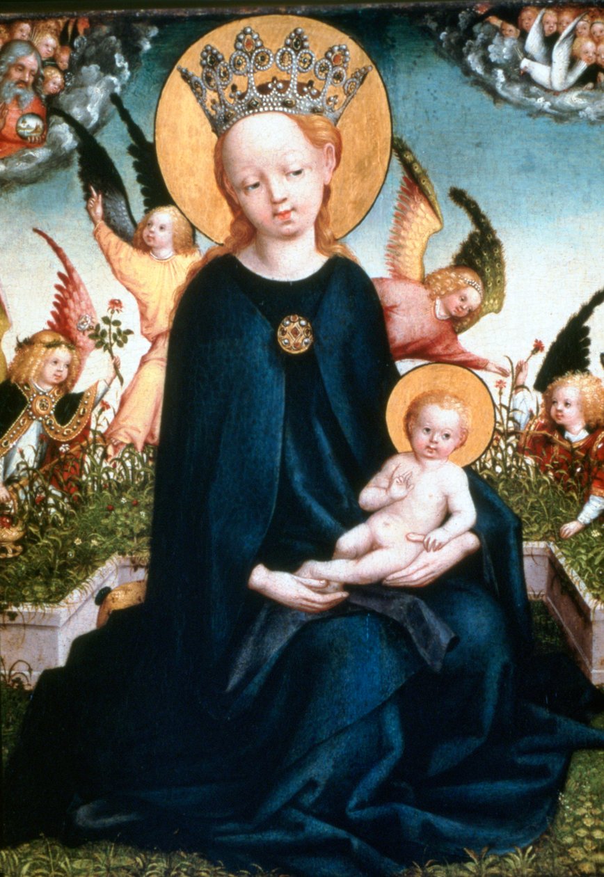 Bakire ve Çocuk, 15. yüzyıl by Martin Schongauer