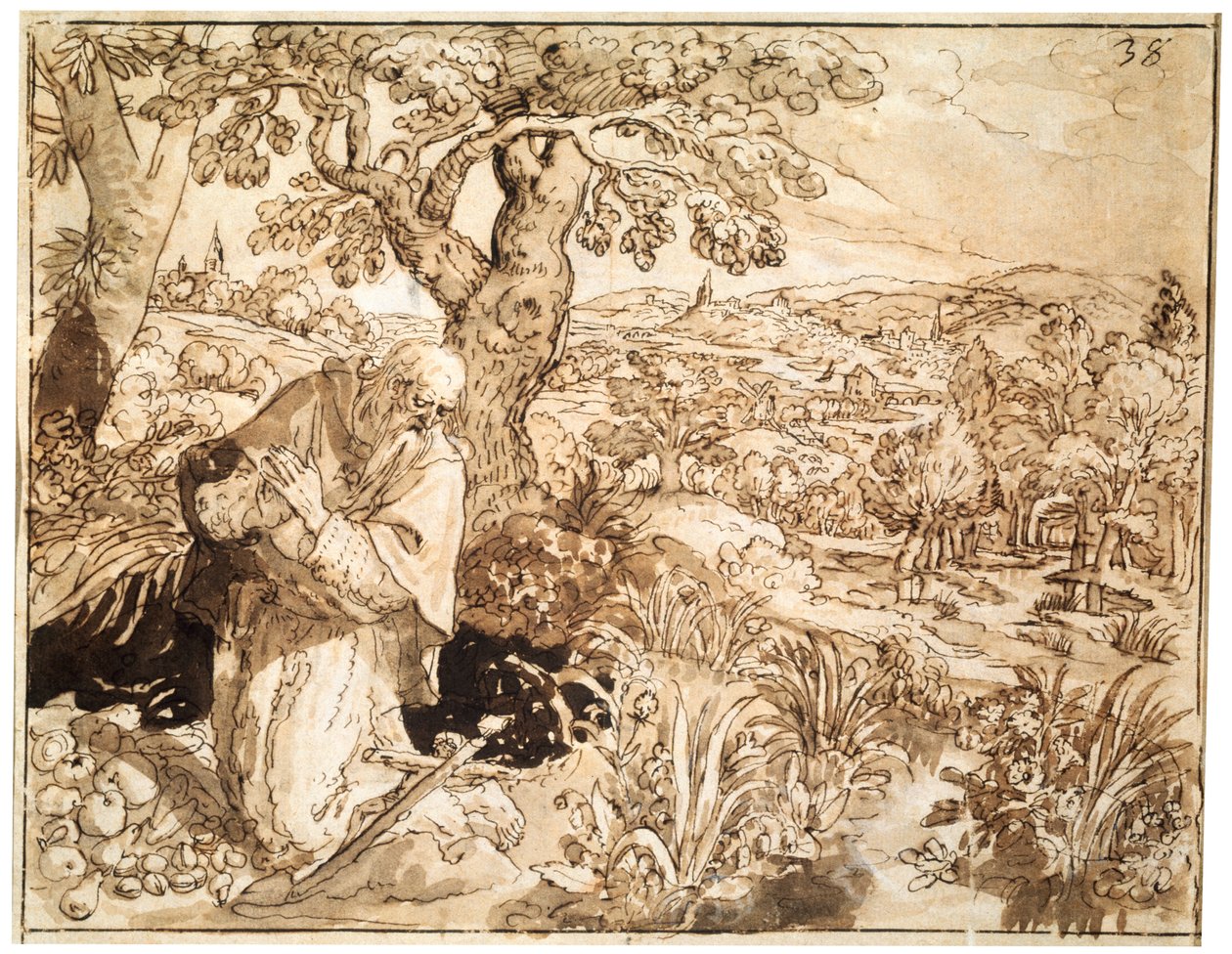 Bir Münzevi, 1585-1586 by Maarten de Vos