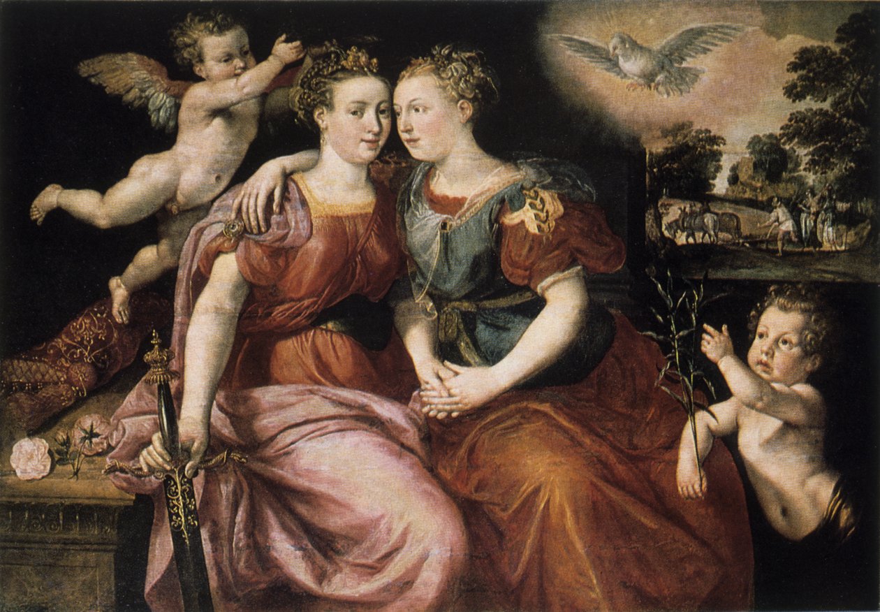 Barış ve Adalet, 16. yüzyıl. by Maarten de Vos