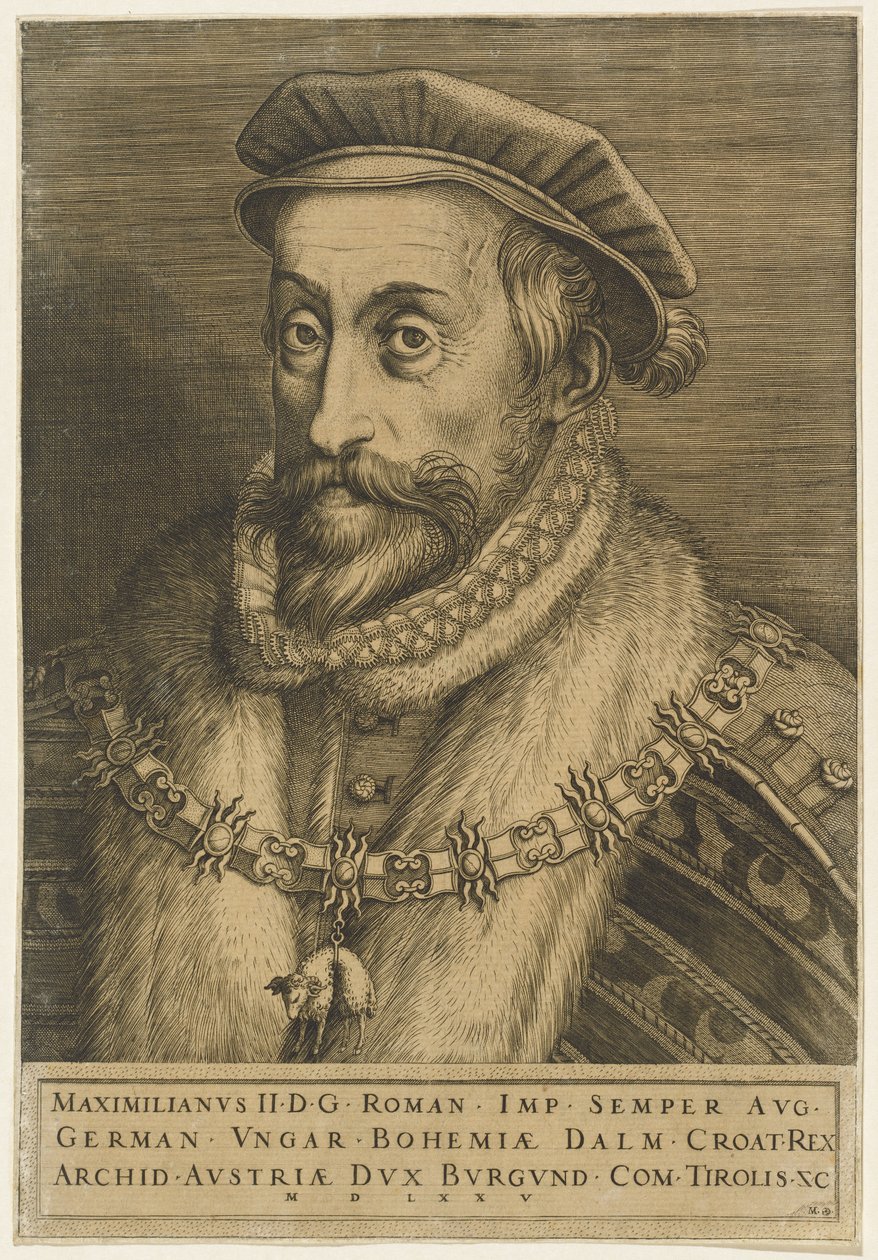 Maximilian II, Roma İmparatoru by Martino Rota