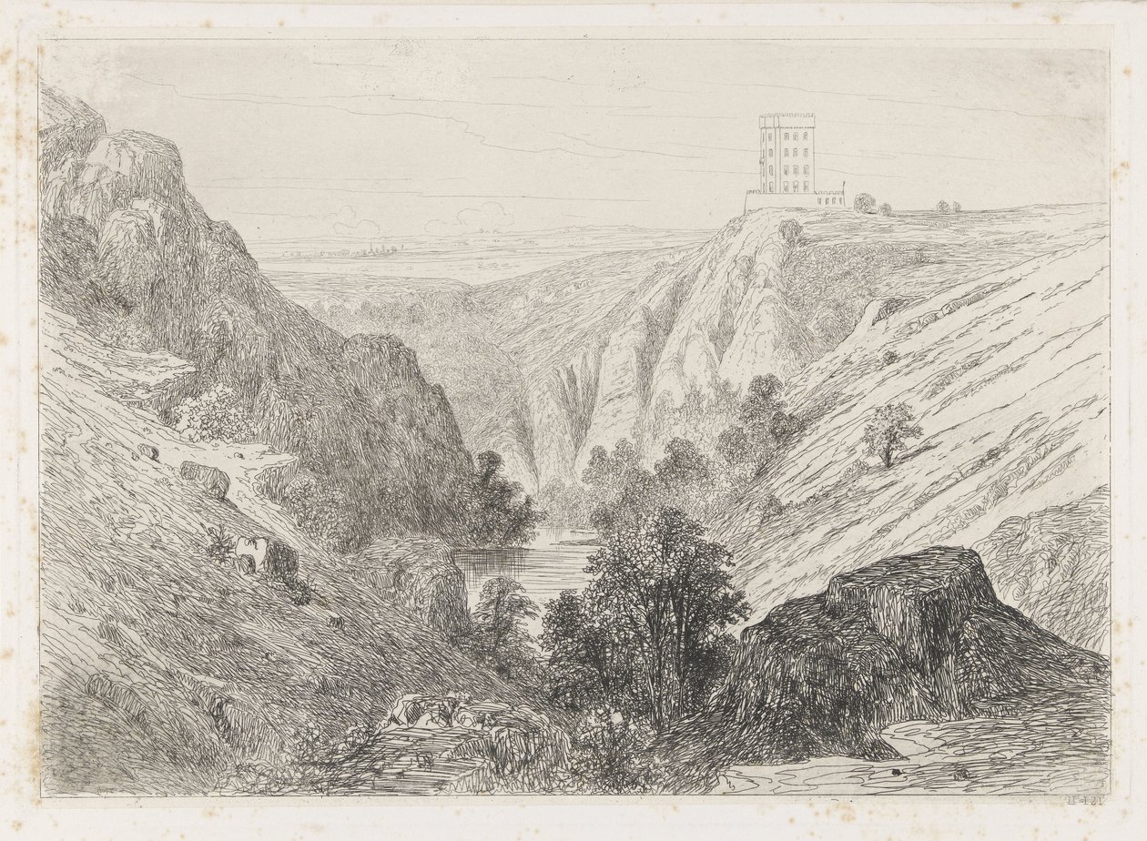 Ardennes Kalesi by Martinus Antonius Kuytenbrouwer jr.