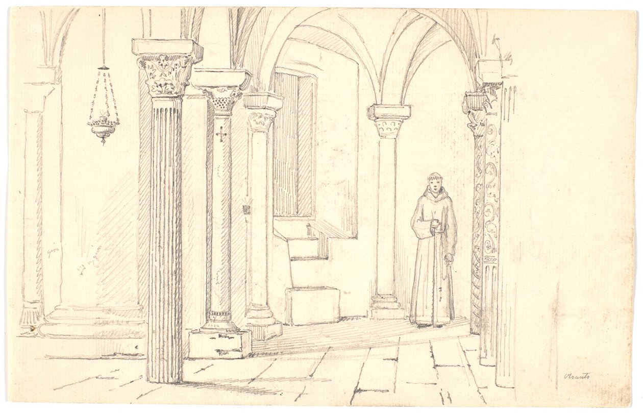 Katedral mahzeni, Otranto by Martinus Rørbye