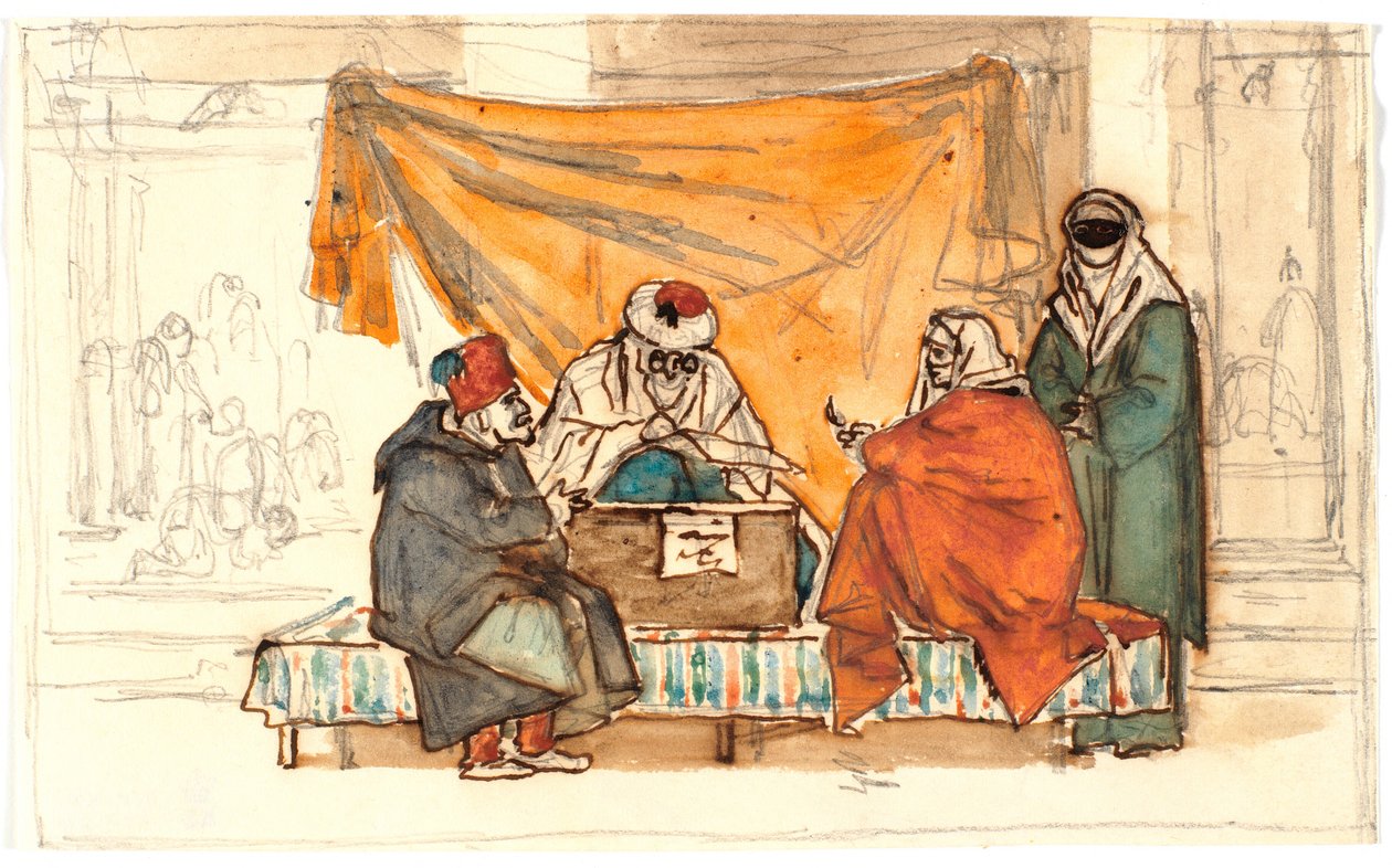 Türk noter evlilik sözleşmesi yapar by Martinus Rørbye