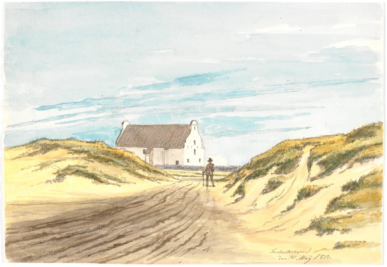 Frederikshavn'ın eski kilisesi by Martinus Rørbye