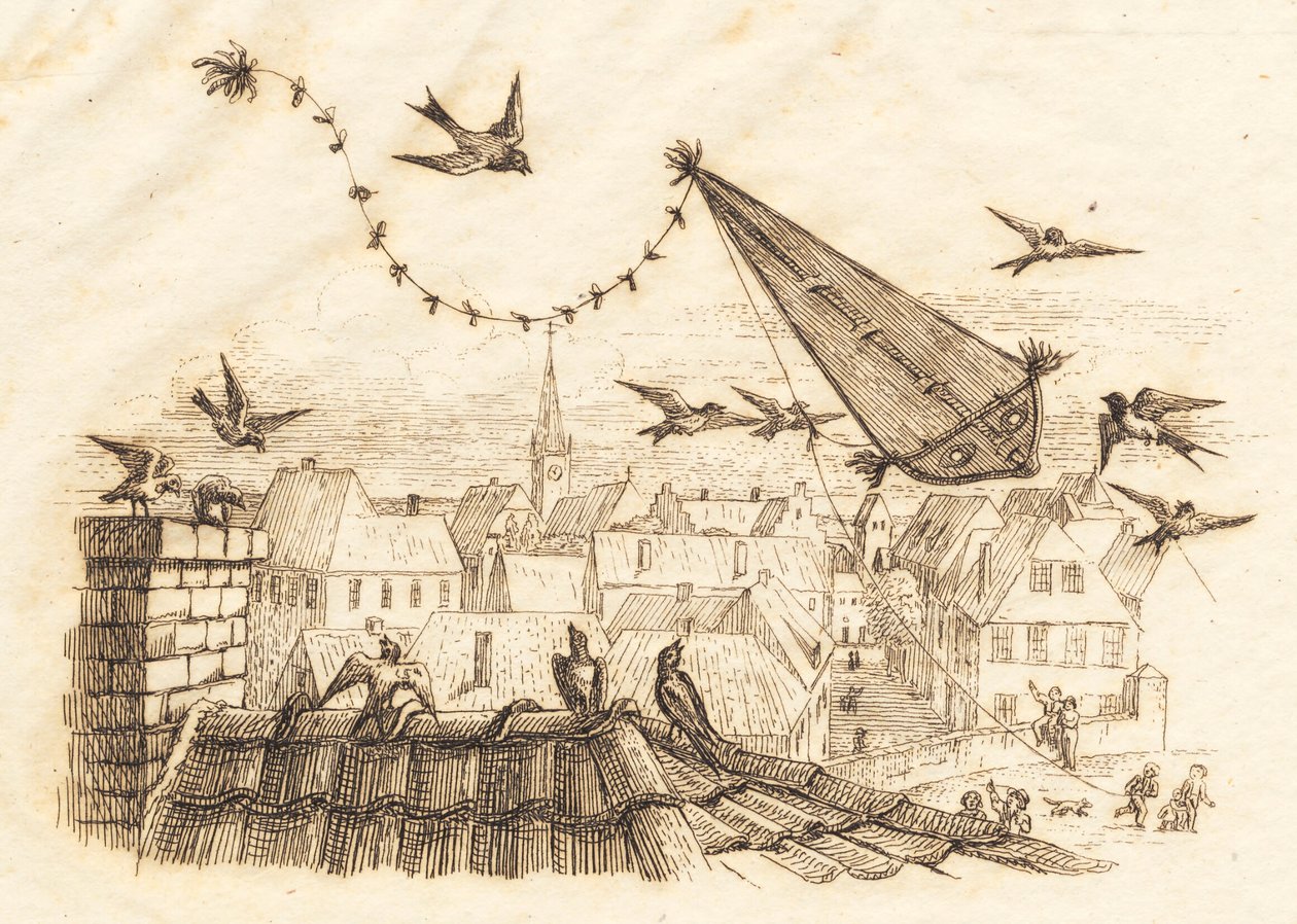 Hey tarafından "Çocuklar için Yarım Yüz Masal" için İllüstrasyon by Martinus Rørbye