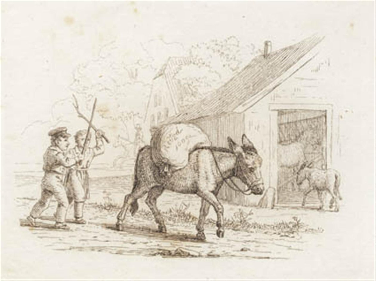 Hey tarafından "Çocuklar için Yarım Yüz Masal" için İllüstrasyon by Martinus Rørbye