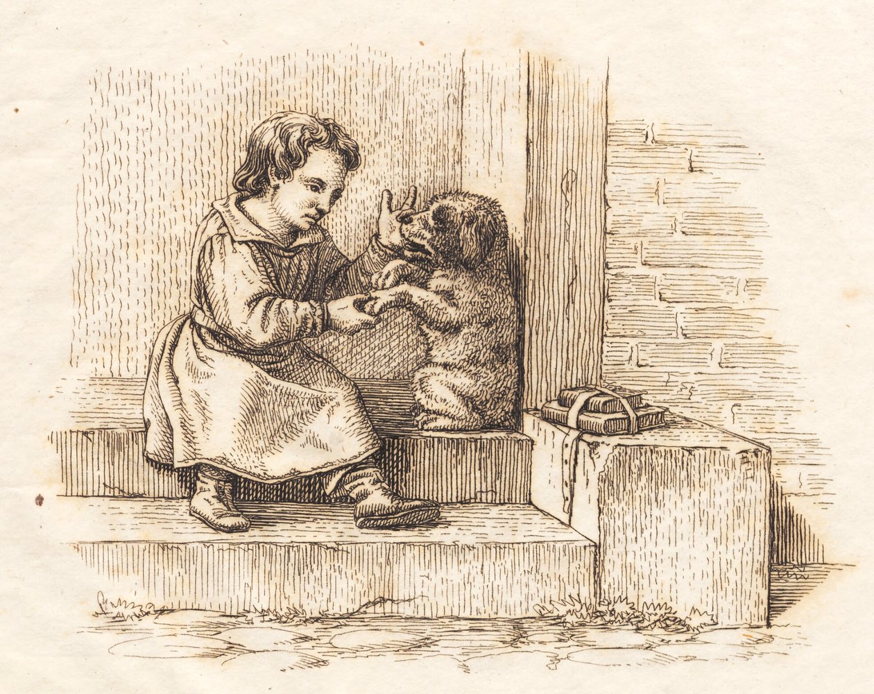 Hey tarafından "Çocuklar için Yarım Yüz Masal" için İllüstrasyon by Martinus Rørbye