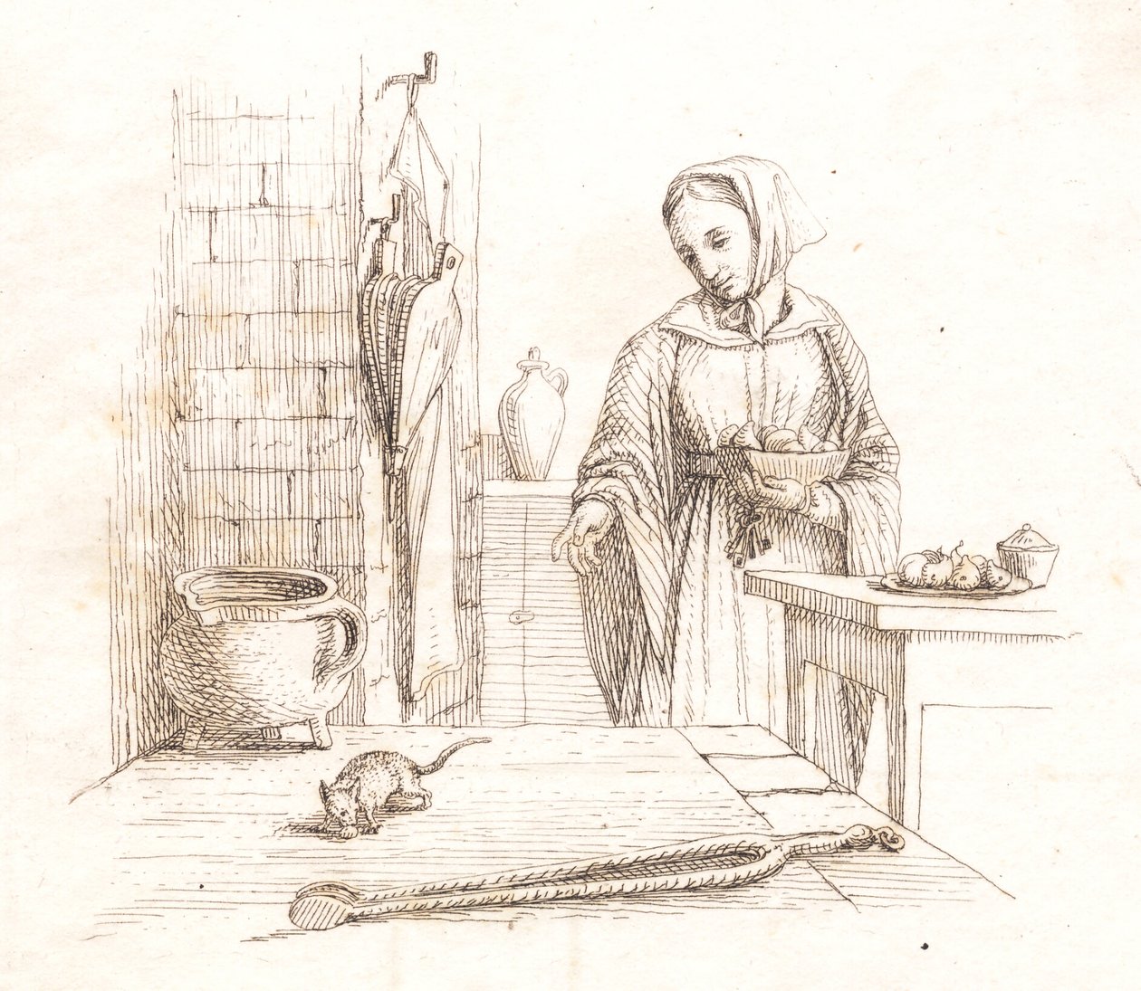 Hey tarafından "Çocuklar için Yarım Yüz Masal" için İllüstrasyon by Martinus Rørbye