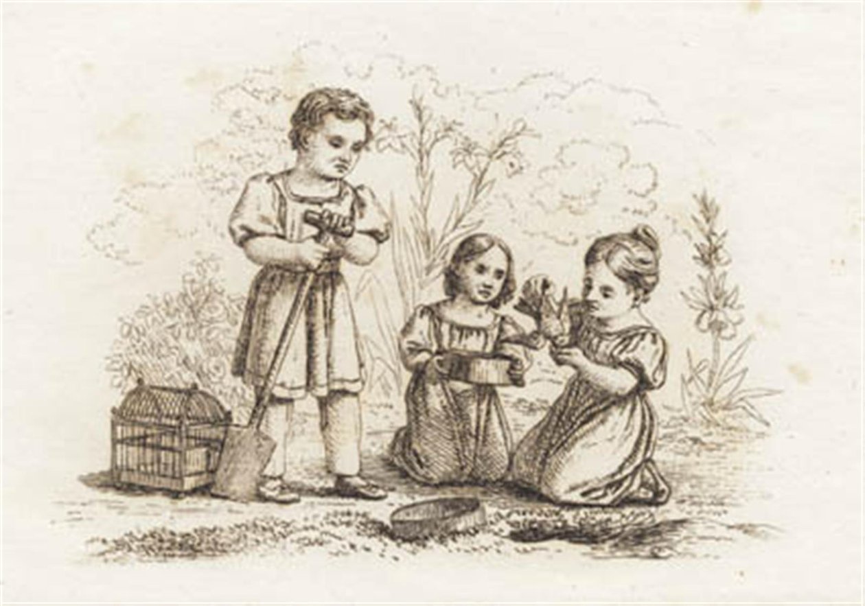 Hey tarafından "Çocuklar için Yarım Yüz Masal" için İllüstrasyon by Martinus Rørbye