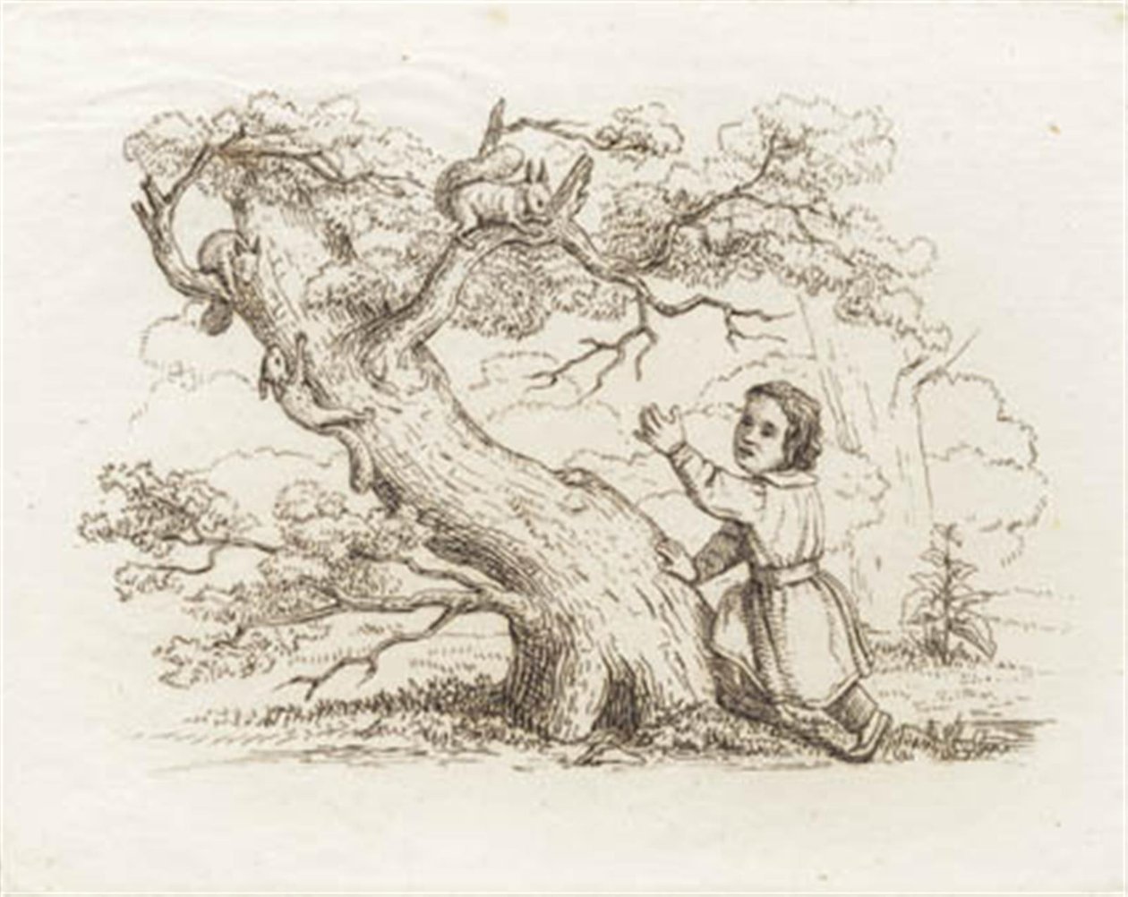 Hey tarafından "Çocuklar için Yarım Yüz Masal" için İllüstrasyon by Martinus Rørbye