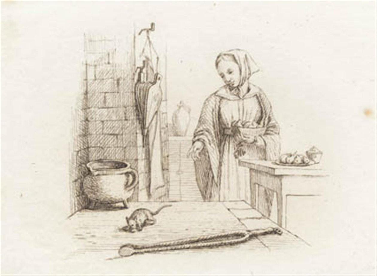 Hey tarafından "Çocuklar için Yarım Yüz Masal" için İllüstrasyon by Martinus Rørbye