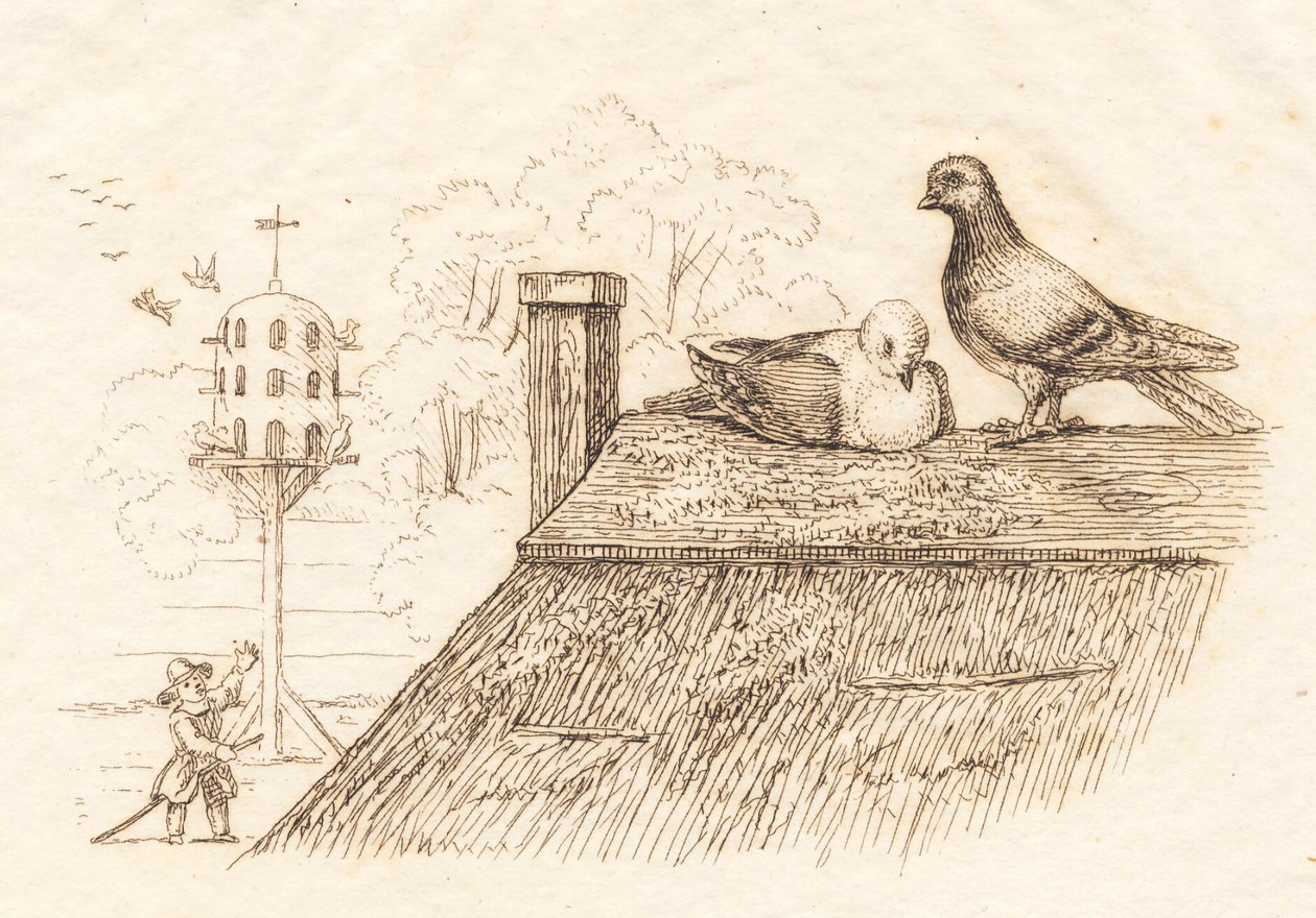 Hey tarafından "Çocuklar için Yarım Yüz Masal" için İllüstrasyon by Martinus Rørbye