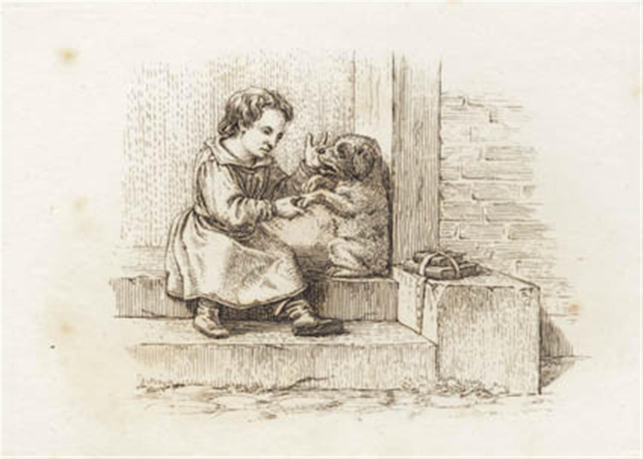 Hey tarafından "Çocuklar için Yarım Yüz Masal" için İllüstrasyon by Martinus Rørbye