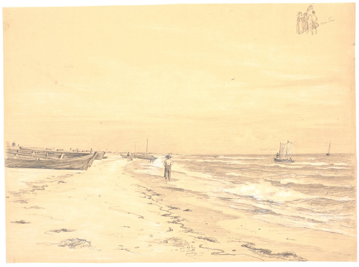 Çok sayıda Sønderstrand, Skagen by Martinus Rørbye