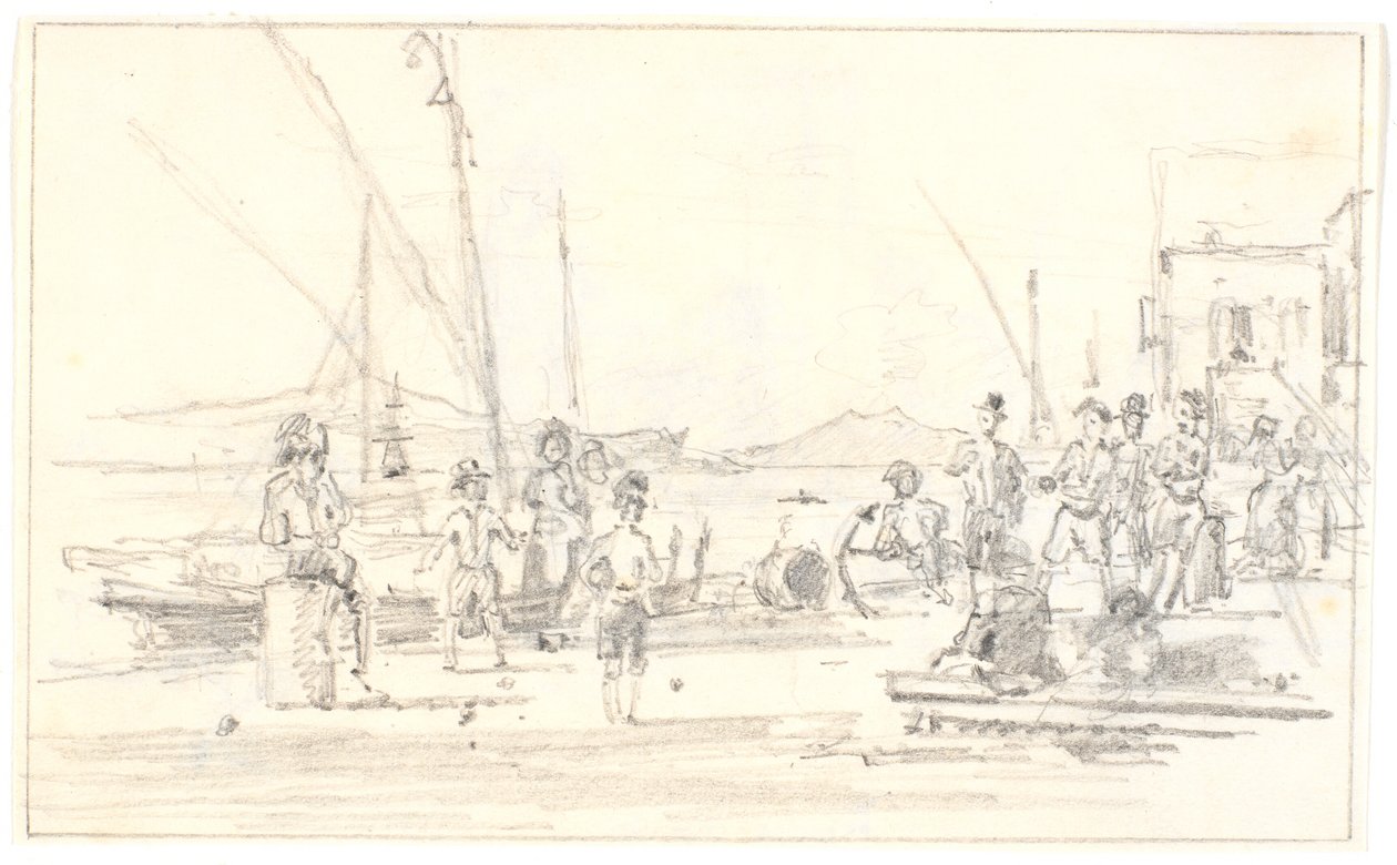 Palermo limanının çoğu by Martinus Rørbye