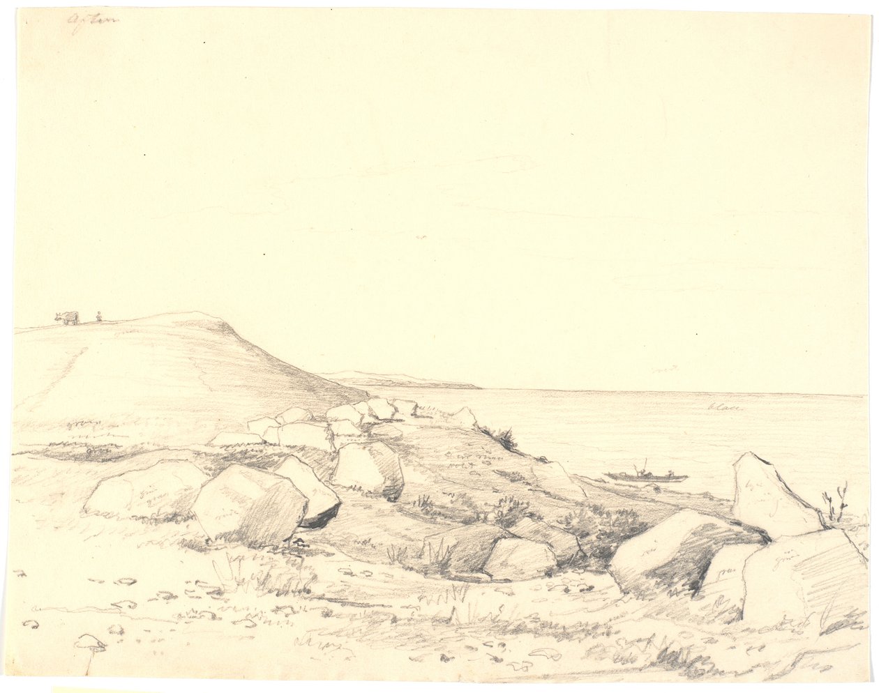 Plaj manzarası by Martinus Rørbye
