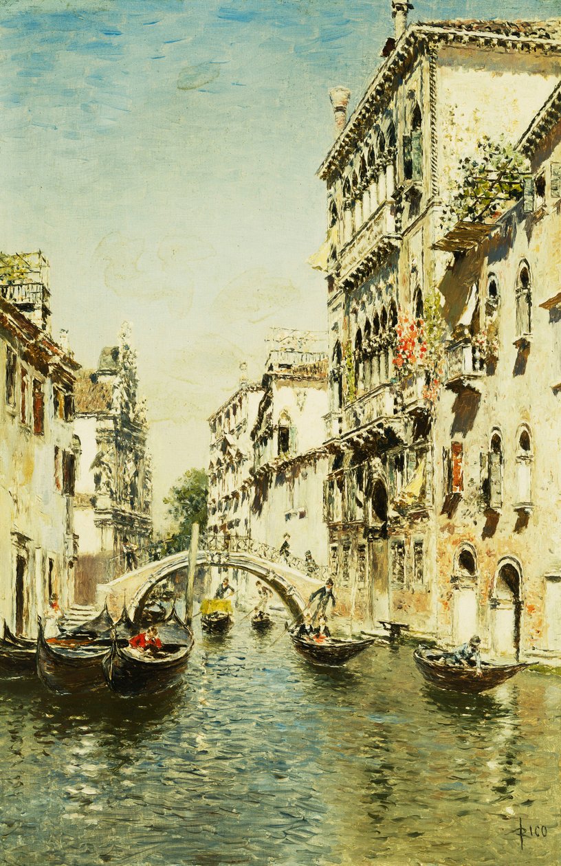 Santa Marina Nehri by Martín Rico y Ortega