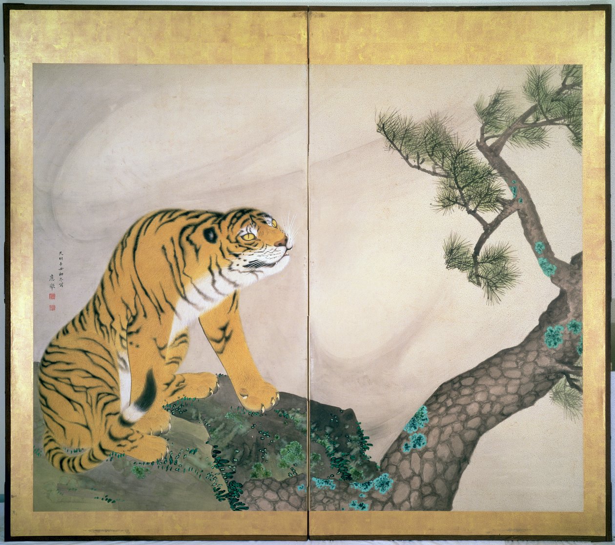 Kaplan Ekranı, Japonca, 1781 by Maruyama Okyo